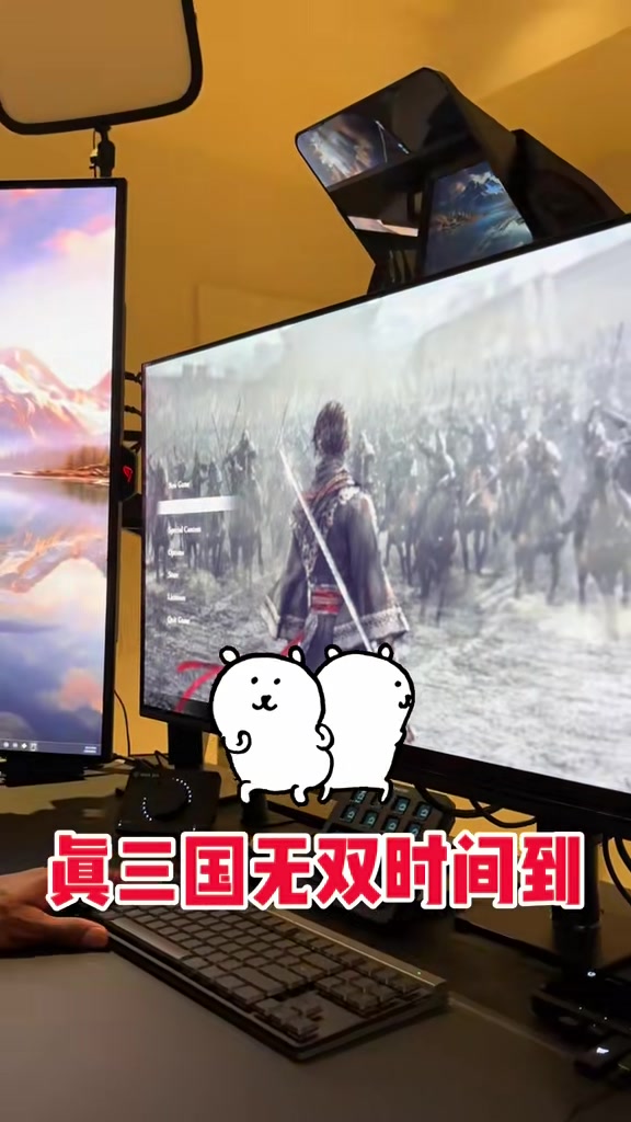 游戏时间🎮️乔治玩《真三国无双》 与网友互动称还爱玩黑悟空